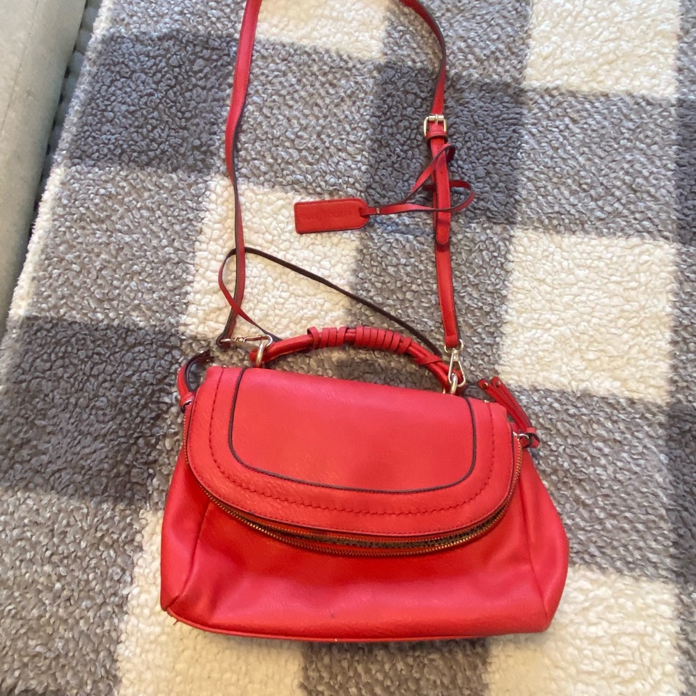Sole Society Red Crossbody Purse